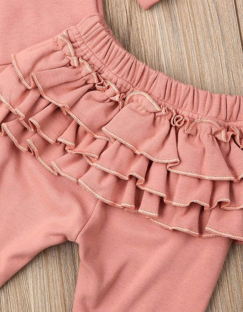 Load image into Gallery viewer, Newborn Baby Girls Clothes Cotton Suit Cute Baby Kid Infant Toddler Play Wear Fall Winter Rainbow Outfits
