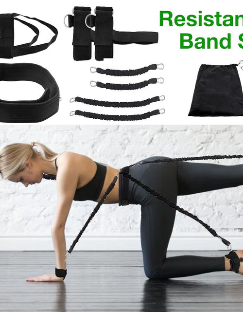 Load image into Gallery viewer, Boxing Training Resistance Band Set Fitness Resistance Bands Waist Leg Bouncing Training for Arm Exercises Boxing Muay Training
