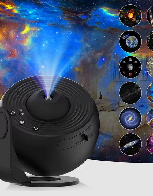 Load image into Gallery viewer, Night Light Galaxy Projector Starry Sky Projector 360° Rotate Planetarium Lamp for Kids Bedroom Valentines Day Gift Wedding Deco
