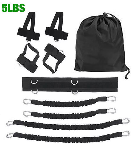 Boxing Training Resistance Band Set Fitness Resistance Bands Waist Leg Bouncing Training for Arm Exercises Boxing Muay Training