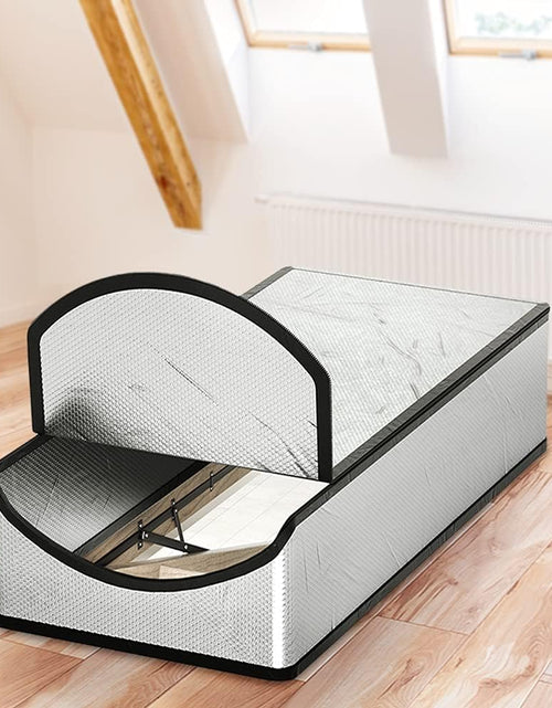 Load image into Gallery viewer, Attic Stairs Insulation Cover 25"X54"X11", Attic Door Insulation Cover, R-Value 15.5 Attic Hatch Insulation, Class a Fireproof Attic Tent Ladder Insulation Cover Kit
