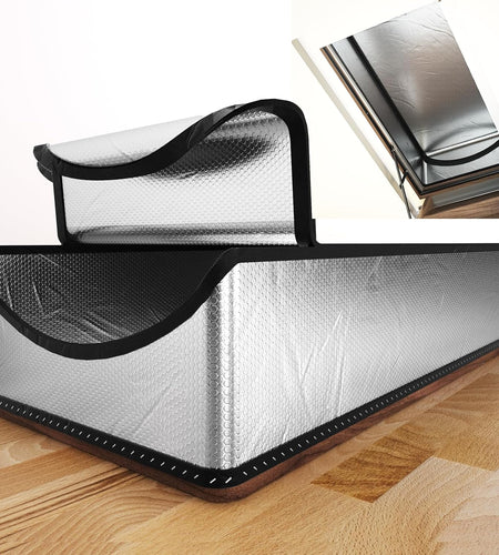 Attic Stairs Insulation Cover 25"X54"X11", Attic Door Insulation Cover, R-Value 15.5 Attic Hatch Insulation, Class a Fireproof Attic Tent Ladder Insulation Cover Kit