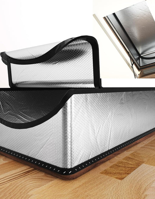 Load image into Gallery viewer, Attic Stairs Insulation Cover 25"X54"X11", Attic Door Insulation Cover, R-Value 15.5 Attic Hatch Insulation, Class a Fireproof Attic Tent Ladder Insulation Cover Kit
