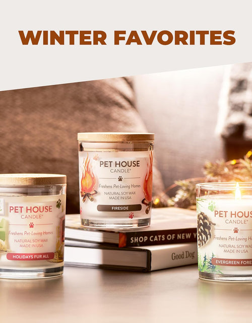 Load image into Gallery viewer, - 100% Natural Soy Wax Candle - Pet Odor Eliminator, up to 60 Hours Burn Time, Non-Toxic, Eco-Friendly Reusable Glass Jar Scented Candles – Pumpkin Spice - Pack of 2
