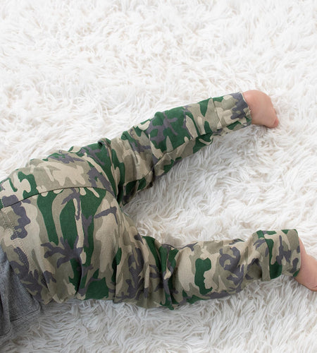 Baby Pants for Boys, 5 Pack Set, Camo Dinosaur, Newborn to 24 Month Sizes