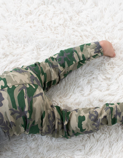 Load image into Gallery viewer, Baby Pants for Boys, 5 Pack Set, Camo Dinosaur, Newborn to 24 Month Sizes
