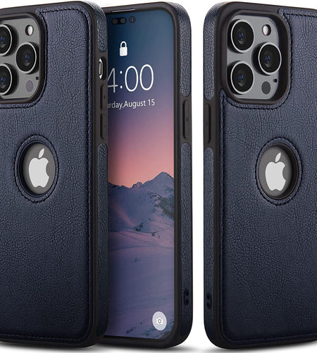 Shockproof Protective Leather Case for Iphone 17 16 15 14 plus 13 12 11 Pro Max