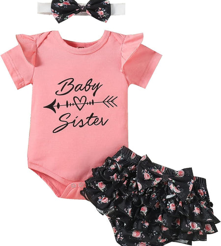 Baby Girl Clothes Stuff Newborn Infant Summer Cute Outfit 0-24 Months