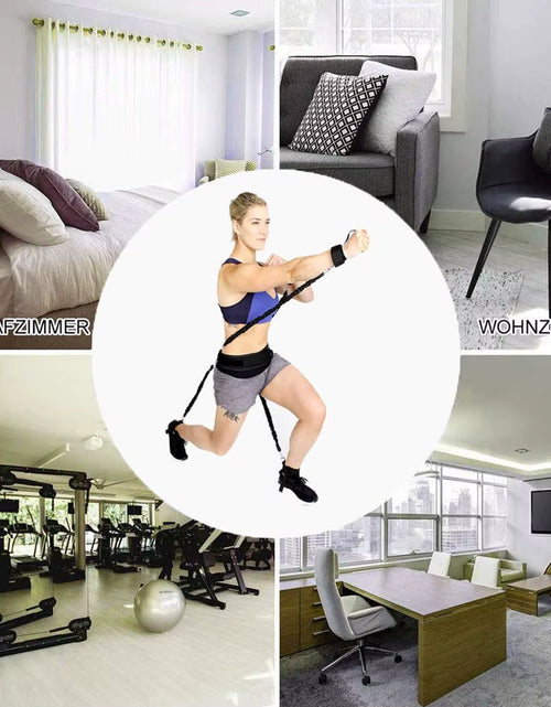 Load image into Gallery viewer, Boxing Training Resistance Band Set Fitness Resistance Bands Waist Leg Bouncing Training for Arm Exercises Boxing Muay Training
