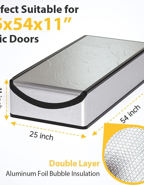 Load image into Gallery viewer, Attic Stairs Insulation Cover 25"X54"X11", Attic Door Insulation Cover, R-Value 15.5 Attic Hatch Insulation, Class a Fireproof Attic Tent Ladder Insulation Cover Kit

