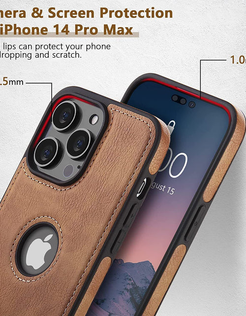 Load image into Gallery viewer, Shockproof Protective Leather Case for Iphone 17 16 15 14 plus 13 12 11 Pro Max
